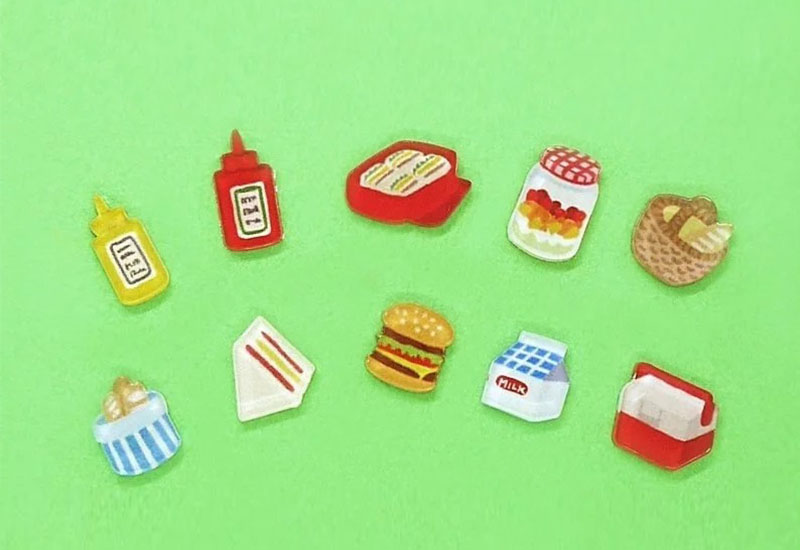 日日野餐 野餐美食系列 耳環耳夾別針(多款可選)